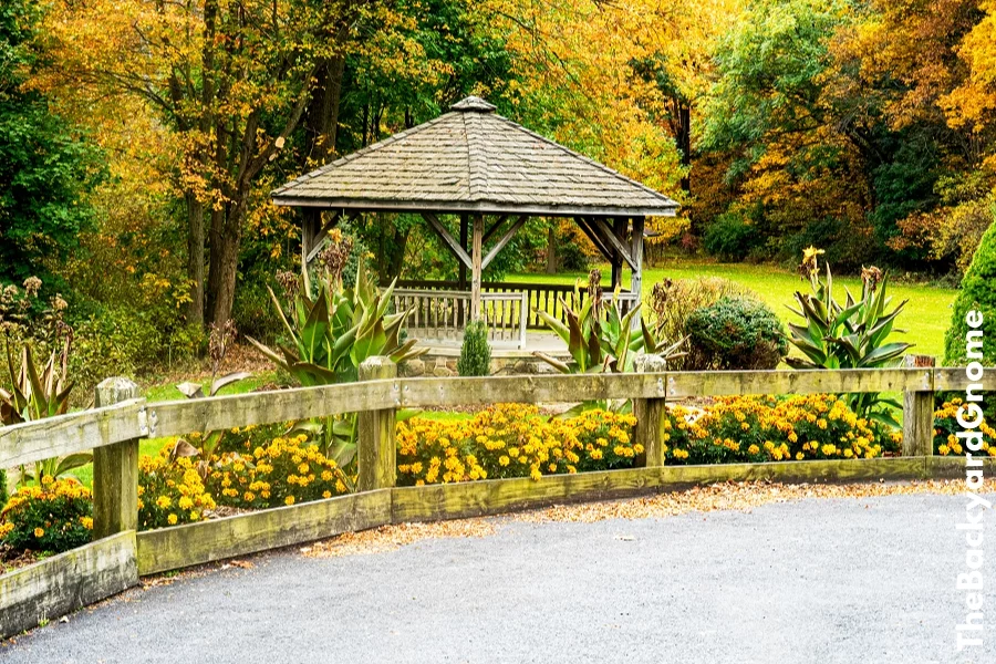 Gazebo in the park, Autumn