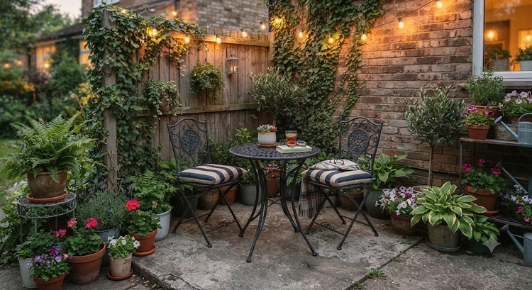 Best patio sets for small backyards arranged on a compact outdoor terrace