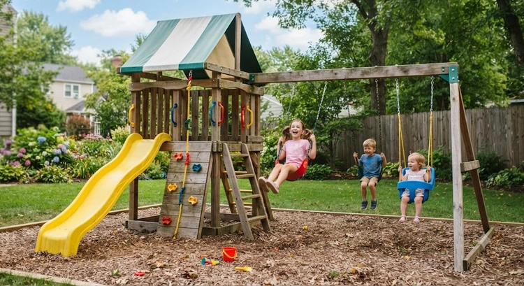 How to Build a Kids Playset in Your Backyard