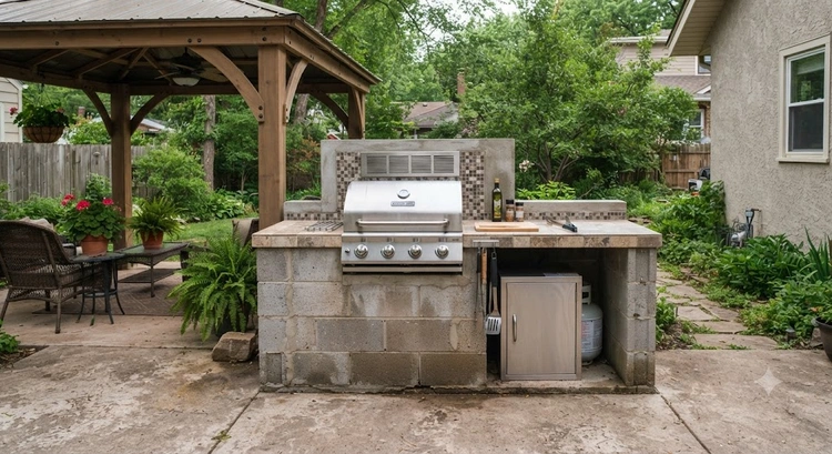 DIY Outdoor Kitchen: How to Build a Simple Backyard Grill Station