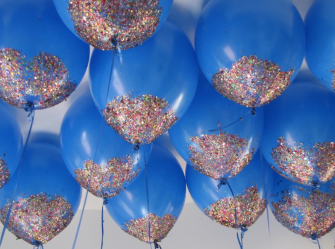 Glitter-balloons