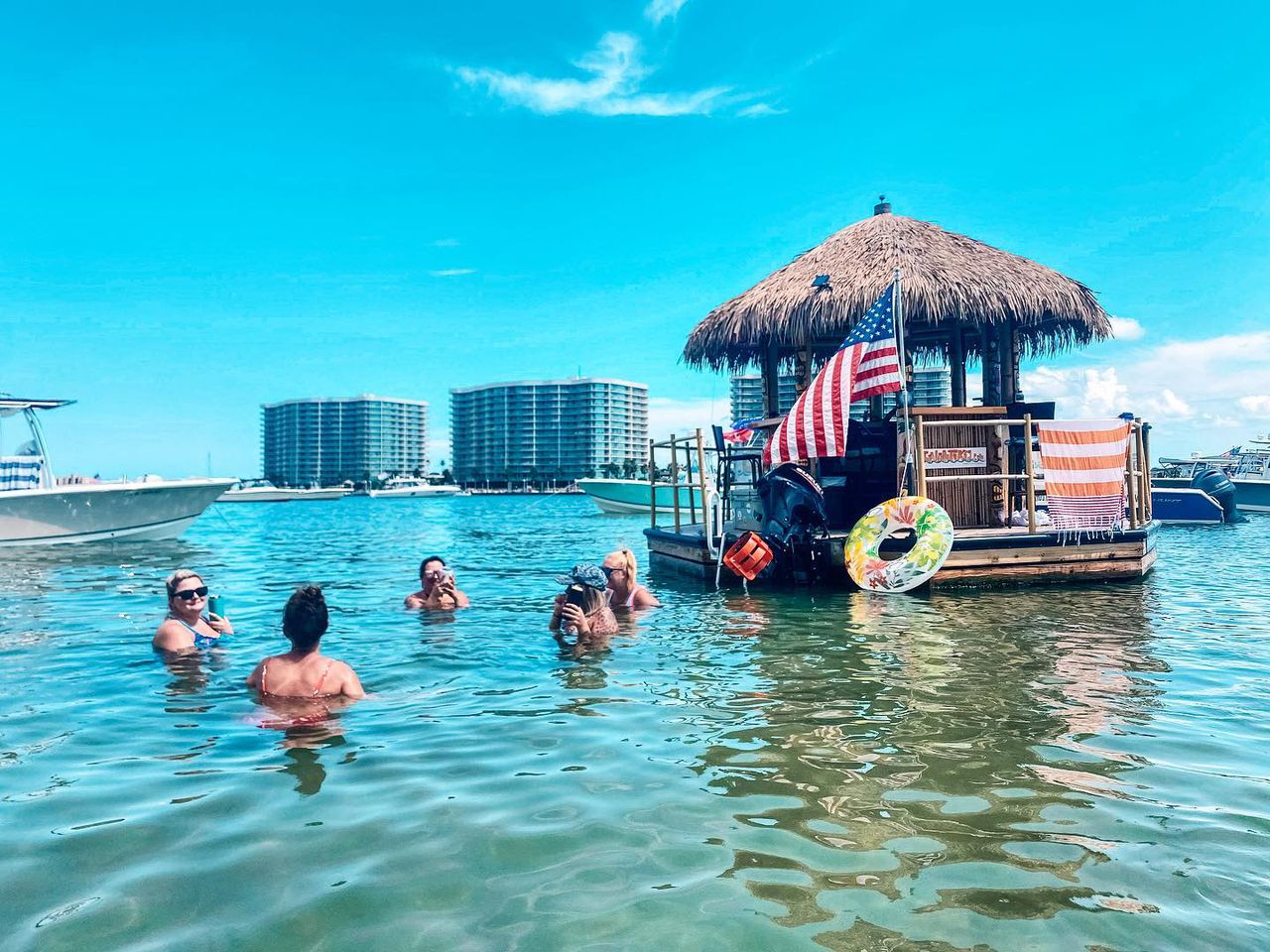 Best Floating Tiki Hut Boat Cruises in the USA